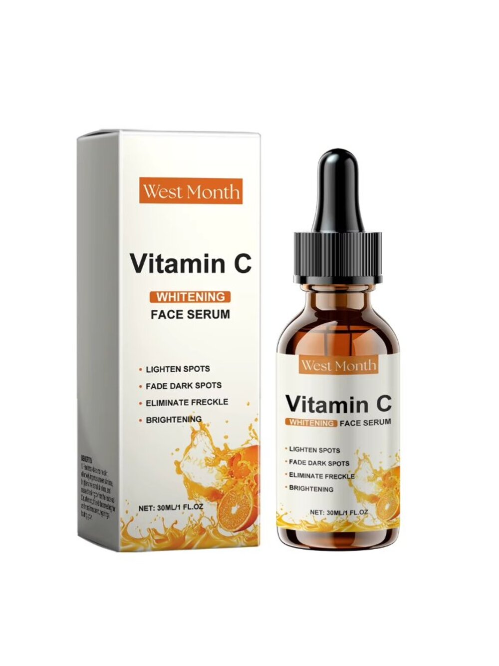 Vitamin C Facial Essence Fade Dark Spots Eliminate Freckles Acne Marks Repair
